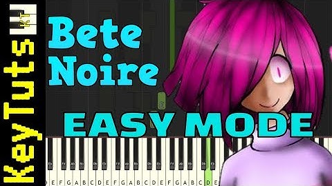Learn to Play Bete Noire from Glitchtale (Undertale AU) - Easy Mode