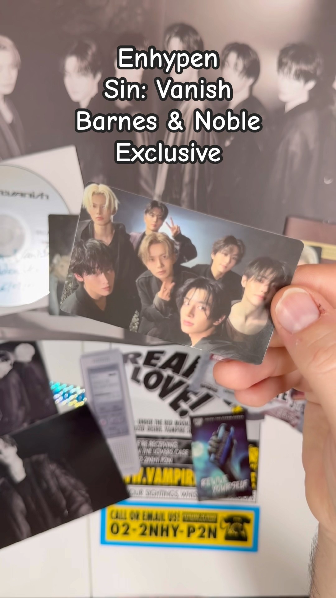 Enhypen Sin: Vanish Barnes & Noble Exclusive #enhypen #kpop