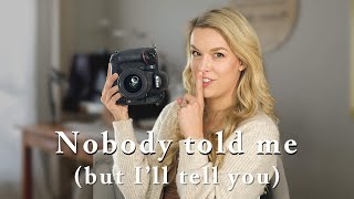 Starting a photography business? Here's what they don't tell you...