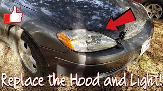 2000-07 Ford Taurus/Mercury Sable (hood/headlight Replace)