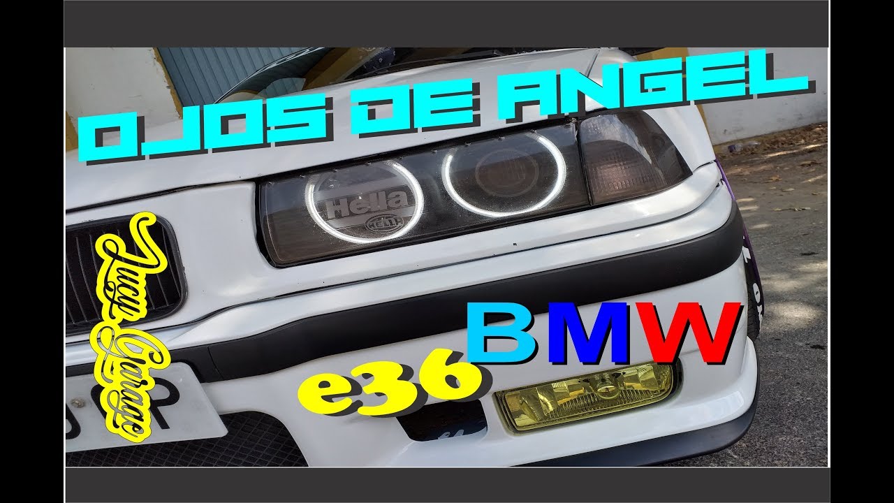 Como instalar Ojos de Ángel BMW e36 install eyes YouTube