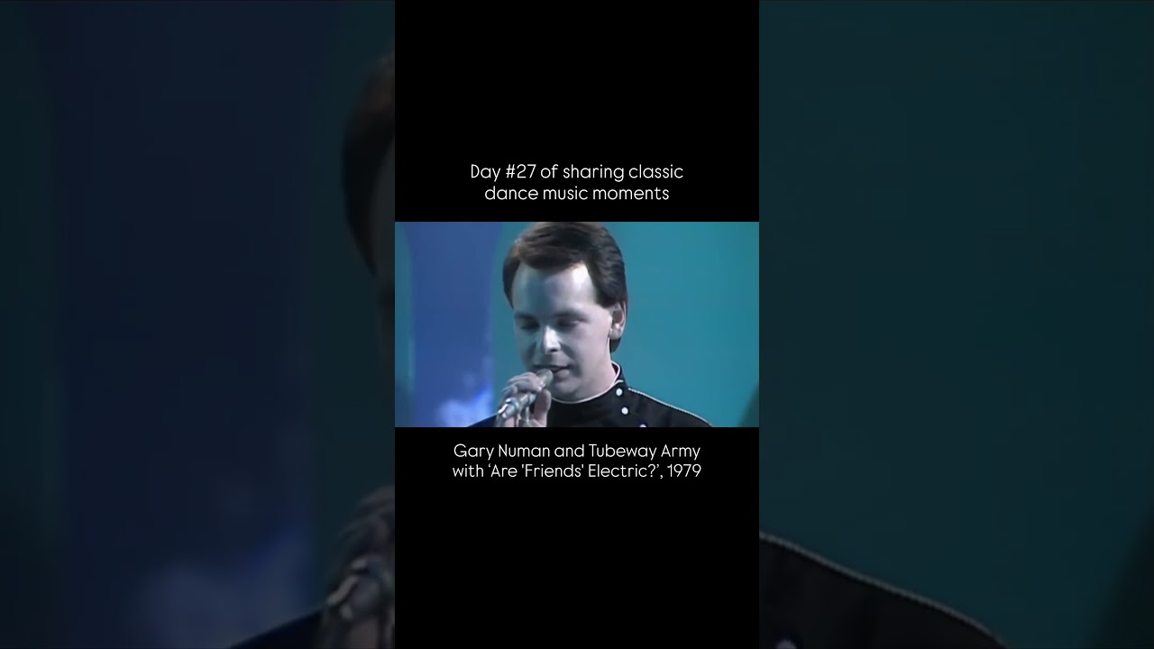 Tubeway Army with 'Are 'Friends' Electric?' 1979 #nostalgia