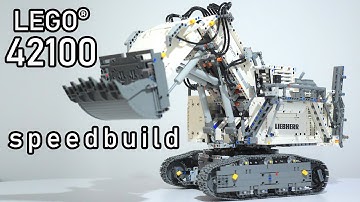 LEGO 42100 Speedbuild | LEGO Liebherr R 9800 Excavator Speed Build | LEGO 42100 Review