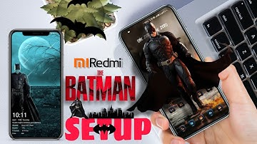 Unique Batman Home Screen Setup For Redmi Poco Xiaomi Device | Best theme for miui 12