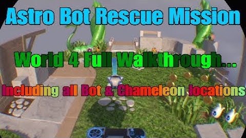 Astro Bot Rescue Mission World 4 Full Walkthrough