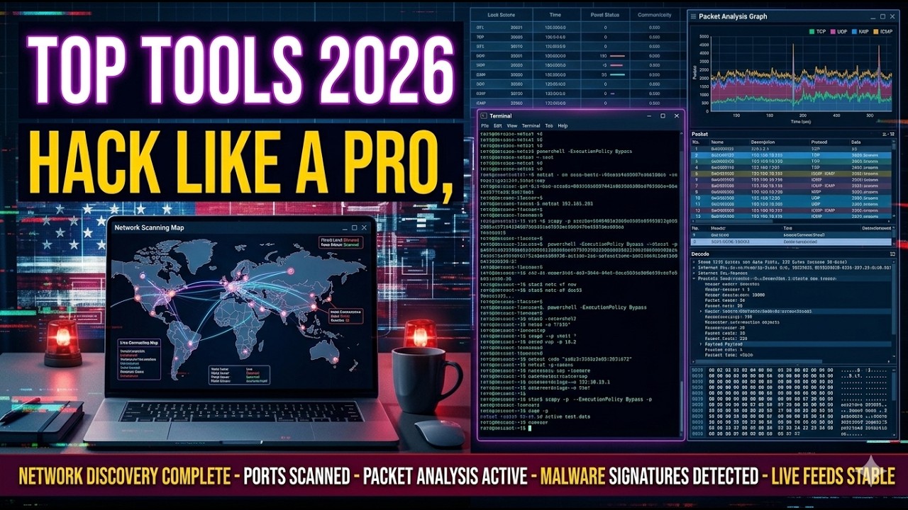 🛠️ Top Cybersecurity Tools for 2026 (Must Know!) - YouTube