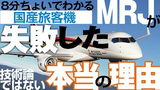 8分ちょいでわかる│国産旅客機MRJが失敗した「たった一つ」の技術ではない理由■雑学チャンネル【分でわかるラボ】