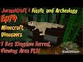 Jurassicraft &amp; Fossils and Archeology Jurassic World Ep74 T REX Kingdom Forrest Viewing Area Pt2