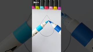 Why do the colors mix so much?! 🎨✨ #satisfying #markers #artvideo #colorblend #oddlysatisfying