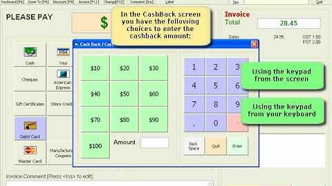ACE Retail pos software :  Sale_Tender_CashBack.avi