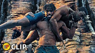 T'Challa vs Killmonger - Ritual Combat Scene | Black Panther (2018) IMAX Movie Clip HD 4K