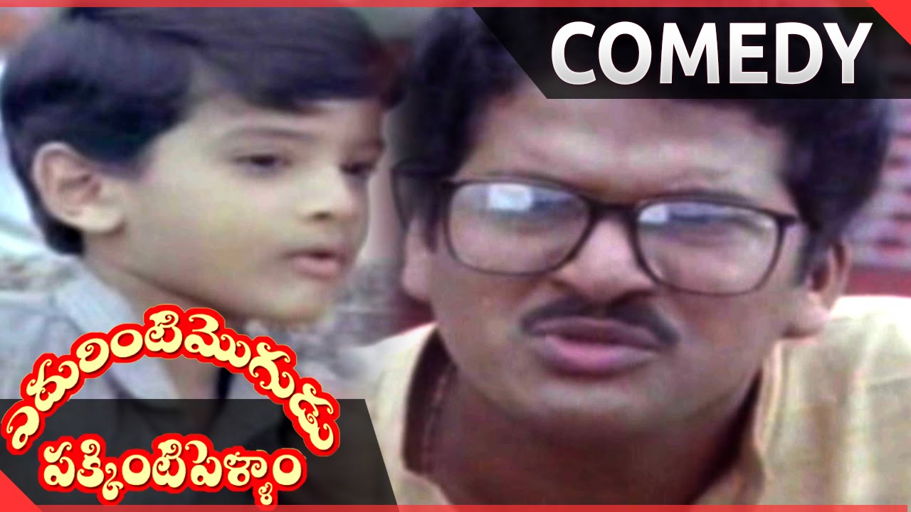 Edurinti Mogudu Pakkinti Pellam Movie || Comedy Scene Between Baladitya &   Rajendra Prasad