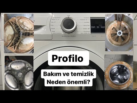 Profilo çamaşır makinesinde tambur temizleme işlemi nasıl ve neden yapılır? Bakım ve temizlik