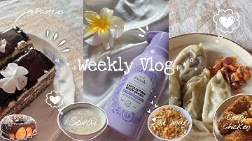Weekly vlog ♡ | Introvert diaries 💌| Unboxing, going out, food🍜 & more  #minivlog #food #explore