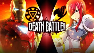 MCU Iron Man vs Erza Scarlet (MCU vs Fairy Tail) | Death Battle Fan Made!