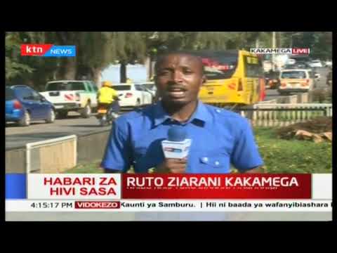Naibu Rais Ruto azuru eneo Kakamega kwa ziara ya kuzindua miradi mbalimbali ya maendeleo