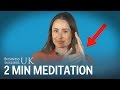 A meditation expert shows her stress relief 'tapping' exercise which you can do in 2 minutes