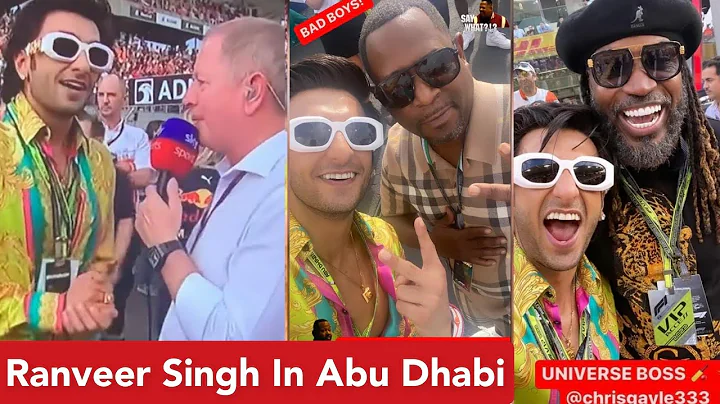 Ranveer Singh Meets Usain Bolt, Ben Stokes, Chris ...
