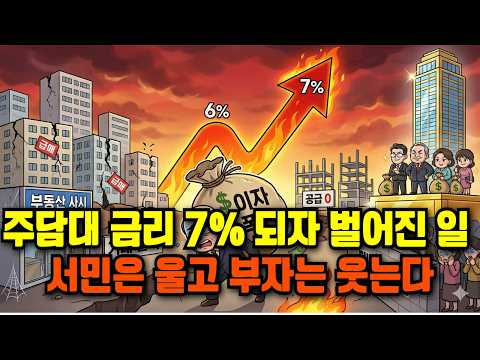 이자 폭탄 터졌다! 서민은 경매, 부자는 매집하는 진짜 이유 | 주담대 금리 | 경제
