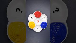 Red + Blue + Yellow = ? #colormixing #colorzara #shots