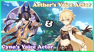 Aether's Voice Actor Pulls for Cyno (With Cyno's Voice Actor)