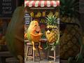 Papaya our Pineapple 🍍 ki Dosti Ai animated #ytshorts #viral #trending #youtube
