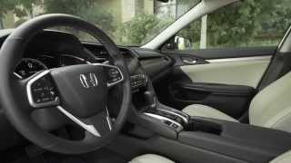 2016 Honda Civic Sedan Touring Interior Design Automototv Youtube