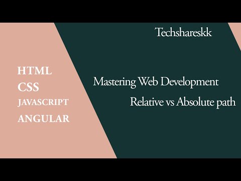 HTML Relative path vs Absolute path | Mastering of Web development | Part - 9