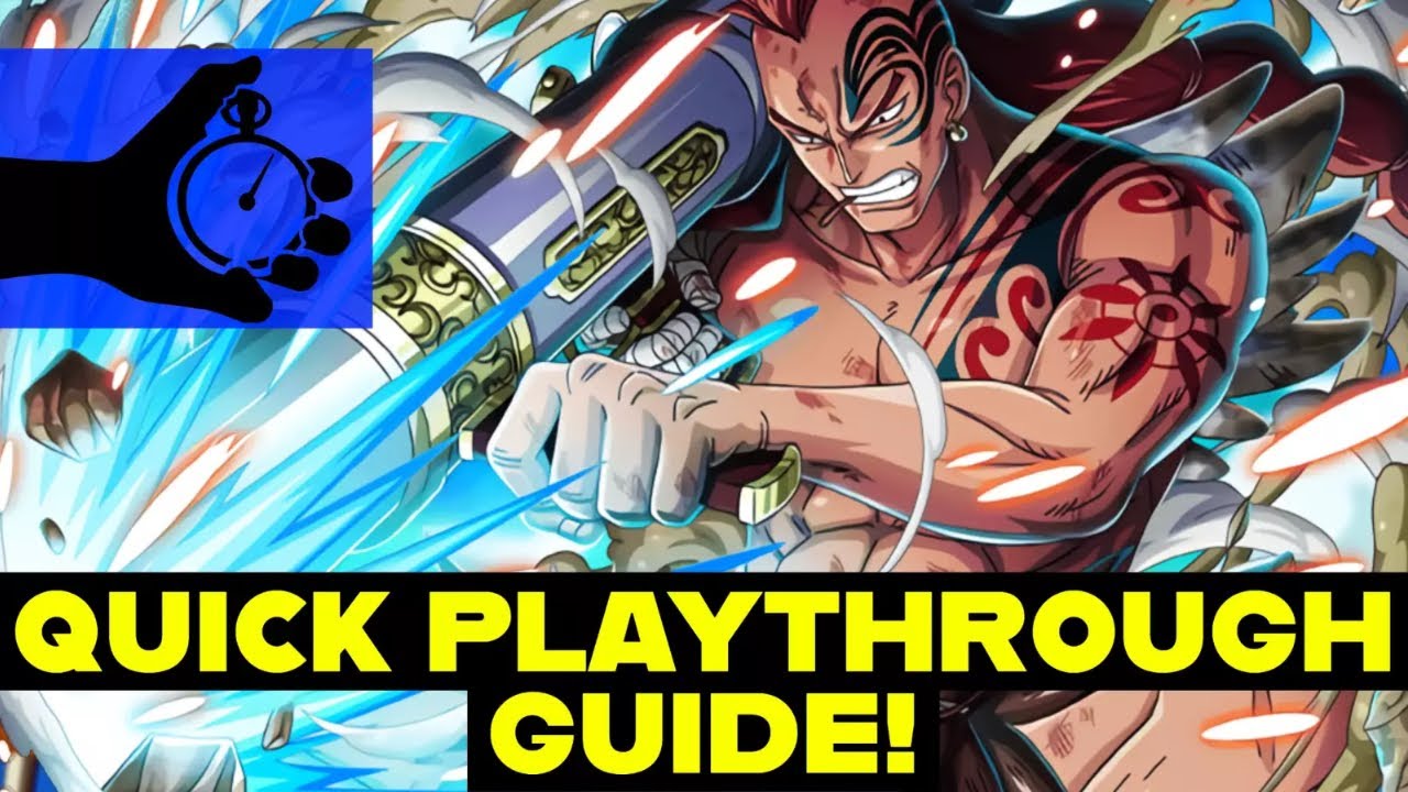 OPTC TM Wyper Quick Playthrough Guide! [One Piece Treasure Cruise