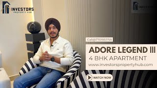 Affordable Luxury 4Bhk In Faridabad Adore Legend 3 Sector 104 7701951758