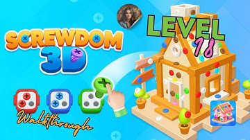Screwdom 3D Level 18