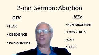Your two-minute sermon: ABORTION