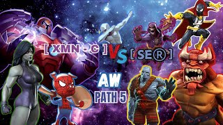 XMN-C vs SE®️ | AW Path 5 | #Decay Tactics | Season #55 | #kabam #contestofchampions #marvel