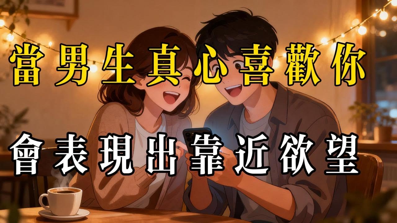 當一個男生真心喜歡你的時候，他會表現出一種難以抑制的靠近慾望。