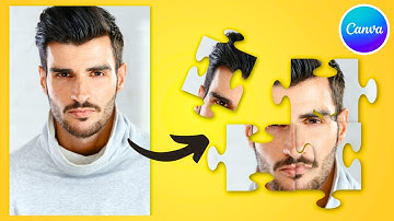 Turn photo into jigsaw puzzles in Canva | Puzzle Effect