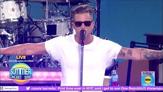 OneRepublic Sings Counting Stars July 15, 2022 Live Concert Performance HD New York City Ryan Tedder