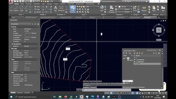 AutoCAD generar rotulos con altura de curva de nivel