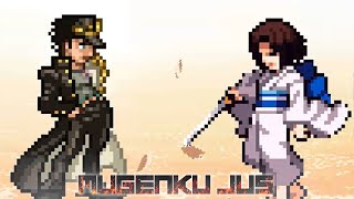 Jotaro vs Ryougi Shiki. Jojo vs Fate Grand Order MUGEN JUS