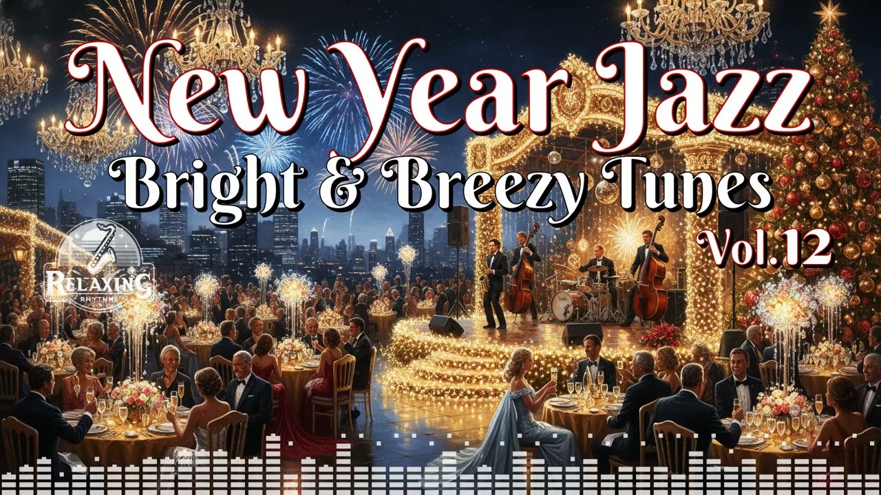 New Year Jazz: Bright & Breezy Tunes Vol.12 🎉 Holiday Celebration Uplifting Relax Jazz
