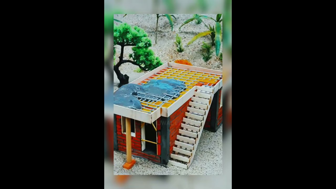 Building a Tiny Dream House | Miniature DIY House Model Step by Step