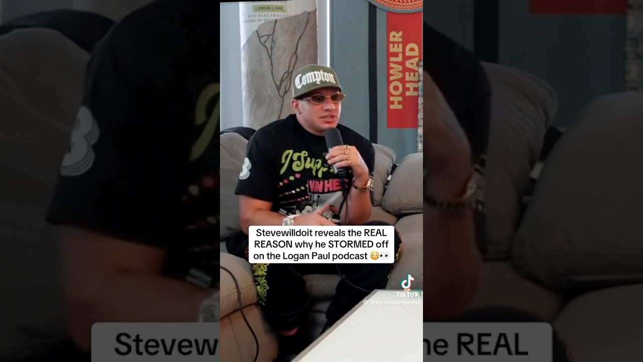 Steve reveals the REAL reason he left Logan’s podcast 😳👀 