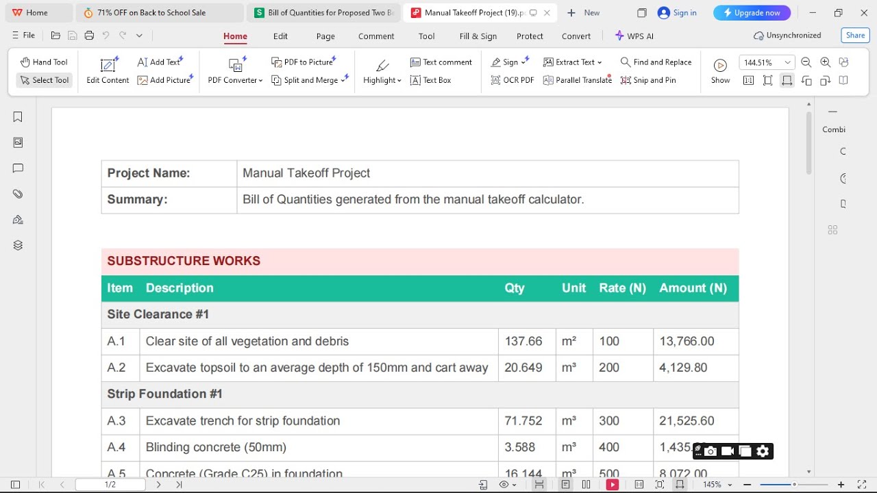 BOQ Preparation Made Easy with MeasurerAI | Step-by-Step Guide for Quantity Surveyors.