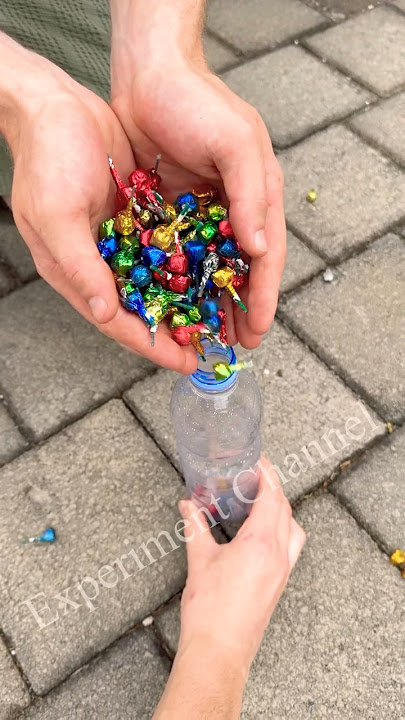 Making a huge cracking cracker #shorts #firework #cracker #trick #diy  #waterbottle