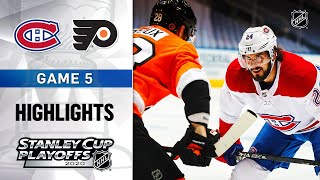 NHL Highlights | First Round, Gm5: Canadiens @ Flyers - Aug. 19, 2020