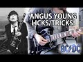 5 Angus Young Style Guitar Licks & Tricks! Guitar Lesson