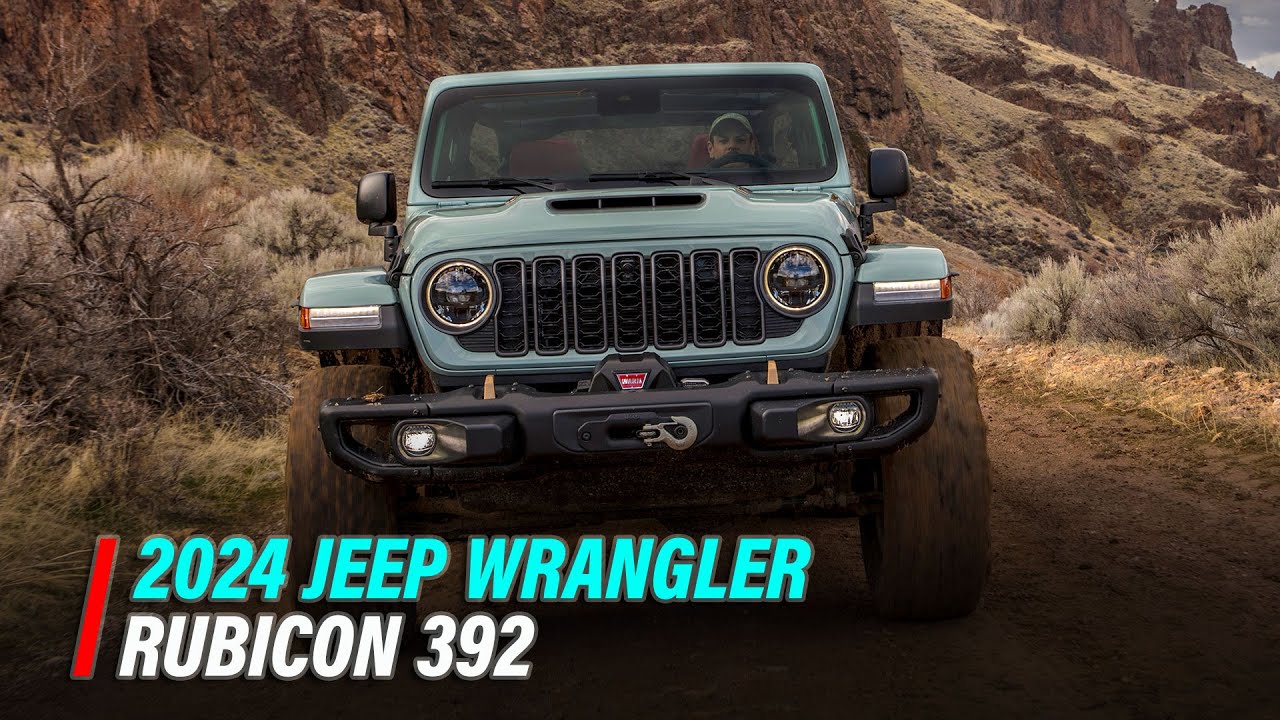 FIRST LOOK: 2024 Jeep Wrangler Rubicon 392 V8 Has 470HP - YouTube