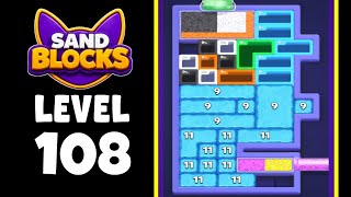 Sand Blocks level 108 walkthrough solution