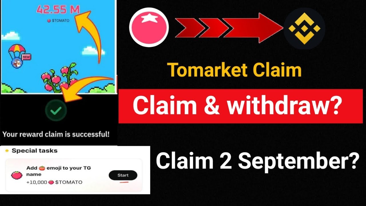 Tomarket Claim | Tomarket listing | Tomarket new Update | Tomarket list Binance | Tomarket Withdraw