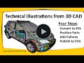 Create technical illustrations from any 3d cad with xvl studio  tutorial 1