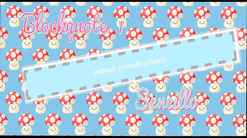 Coloca un blockquote sencillo para tu blog! Muy Kawaii by KD*
